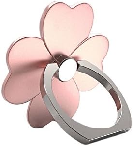 METALLIC PINK POP SOCKET CLOVER FLOWER Phone Stand Mount Pop Tablet Desk Finger Socket Grip Holder For Smartphone iPhone Samsung Ring Grip Phone Holder