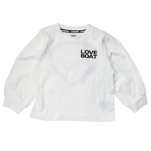 バックプリント 長袖Ｔシャツ ホワイト 110