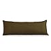 EVOLIVE Ultra Soft Microfiber Body Pillow Cover/Pillowcases 21"x54" with Hidden Zipper Closure (Coffee, Body Pillow Cover 21"x54") primary