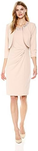 Jessica Howard Women's Beaded Jacket Dress