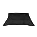 Betty Dain Satin Pillowcase with Zipper, Silky Fabric Protects Hair, Helps Prevent Skin Wrinkles and Creases, Concealed Zipper, 26 x 22 Inches, Standard/Queen Size, Black