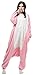 Adult Unisex Pink Unicorn Animal Kigurumi Onesies Pajamas Cosplay Birthday Party Wear