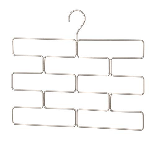 mDesign Modern Metal Closet Rod Hanging Accessory Storage Organizer