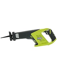Ryobi P515 One+ 18 V 7 8 pulgadas Stroke longitud 3100 RPM Ion de litio Taladro Sierra de sable con mango antivibración (baterías no incluidas, potencia herramienta solo)