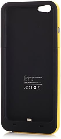 External Battery Case for iPhone6 plus, Lightmate[Certified] Ultra-Slim Protective Extended iPhone 6 plus Charging Case with Removable / Rechargeable Power Cover [Fits all versions of the Apple iPhone 6 plus / 6000mAh Battery Pack / Full iOS 8 Compatible Support / No Signal Reduction / CE&amp;ROHS&amp;FCC Certified / 5.5 Inch-Model Only]