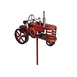 Headwind Consumer Products 830-1373 Solar Stake Light Metal Red Tractor