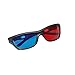 uxcell Red-Blue 3D Glasses Black Frame 3D Visoin Glass for Movies 3D Print Magazines Comic Books TV Anaglyph Photosthumb 4