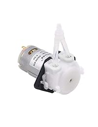 intllab 12 V DC DIY bomba de dosificación líquido bomba peristáltica para Aquarium Lab Analítica 3 ID x 5 mm. od
