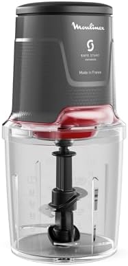 Easy Press, Tritatutto Elettrico con Potente Motore da 600W, 4 Lame Affilate in Acciaio Inox, Capacità di 500ml, Colore Hippo Iron, AT740H