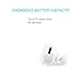 AXGIO Mini Pro Minimal Wireless Earbud Headset with Mic for Apple iPhone 6, 6 Plus, 5S, 5c, 5, 4S and Android Smart Phones - White