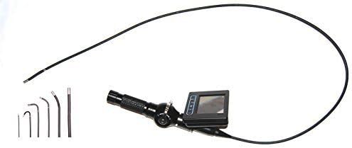 VIVIDIA YB-4-3930 Video Borescope Inspection Camera with 4-Way 3.9mm Diameter 3m Long Articulating Camera Probe and 3.5" LCD Monitor 640x480 Resolution