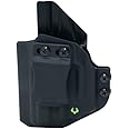 Viridian Kydex Holster, Concealed Carry, Inside Waistband, Right and Left Handed with Instant-ON, Compatible with Viridian Lights & Lasers
