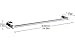 Wangel Strong Adhesive Towel Bar 24