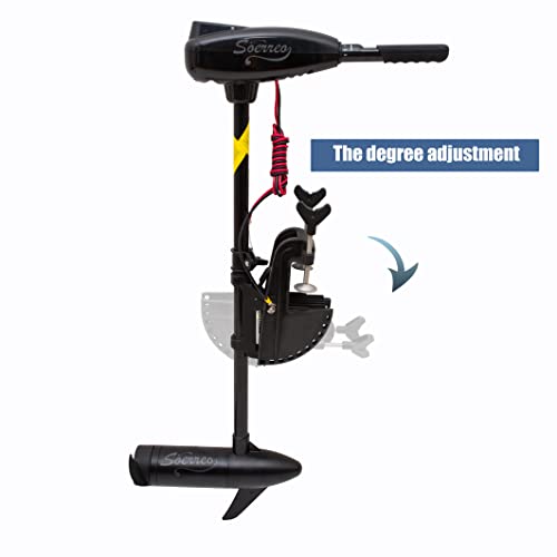 Electric Trolling Motor, Suitable for Kayaks and Inflatable Fishing Boats, 8Speed Saltwater