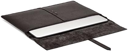 Chalk Factory Genuine Leather Sleeve with Felt Inside Custom Made for Laptops of Screen Size Upto 16" #CYFELT, Tan