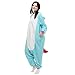 Adult Unisex Blue Unicorn Animal Kigurumi Pajamas Cosplay Birthday Party Wear S