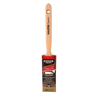 True Value Applicators 50315TV Flat Sash Paint Brush, 1.5-In. - Quantity 6