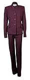 Le Suit Women's Pleated Crepe Vienna Pant Suit