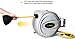 POWER Retractable Hose Reel 75 ft + 6 ft x 1/2” - Brass Fittings, Super Heavy Duty, 3 Layer Hybrid Hose, Slow Return System, Patented Nozzle Protector - Wall Mounted Water Hose Reel