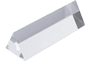 Angular Prism Optical Crystal Prism Refractor Glass Rainmaker for Science Teaching Spectrum Physics Photography Decoration Ha