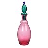 Murano Art Collection European Art Glass Regal Bottle Ruby