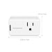 Wi-Fi Smart Plug, Mini Outlet HOMEMAXS Socket Compatible with Amazon Alexa and Google Home Assistant IFTTT, No Hub Required, Compact and Easy To Use