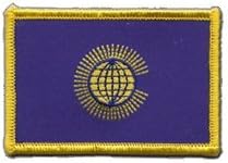 Commonwealth Flag embroidered Iron-On Patch