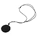 Haluoo Volcanic Stone Anti Emf Radiation Protection Pendant Energy Scalar Negative Ions Pendant Necklace Quantum Pendant Electromagnetic Field Protectionem Necklace for Women Mens (Round)thumb 1