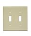 ENERLITES Toggle Light Switch Wall Plate, Gloss Finish, Size 2-Gang 4.50