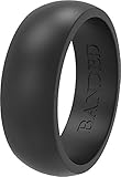 BANDED GLORY Silicone Wedding Ring for Men and Women Rubber Wedding Bands - Skin Safe, Soft, 5.5mm and 8.7mm Wide