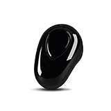 Hunputa Mini Stereo Bluetooth Earphone Headphone Wireless Bluetooth Handfree HIFI Headset For iPhone (Black)