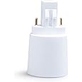 XYX GX23 to E27/E26 LED Light Sockets Adapter, Light Bulb Socket, Bulb Base Adapter, Converters Lamp Holder (Pack of 1)