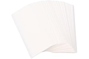 100PCS Cotton Saxophone Cleaning Paper, Saxophone Clarinet Button Absorbent Paper for Saxophone, Clarinet, Oboe