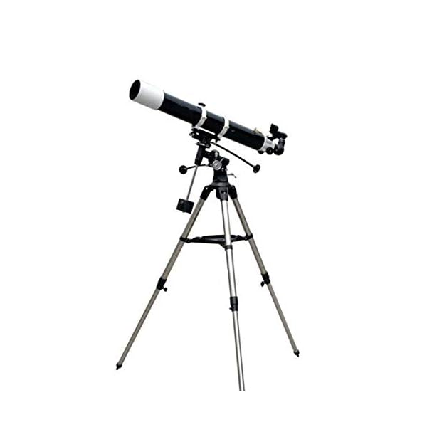 Keliour Teleskop 80DX Professionelle Sternenteleskop HD-Sterne-Anzeigen Reflactor monokulare (Farbe : Schwarz, Größe : M…