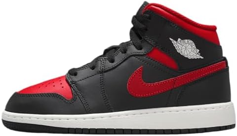 Amazon.com | Air Jordan 1 Mid SE Big Kids' Shoes (FB9909-001, Off
