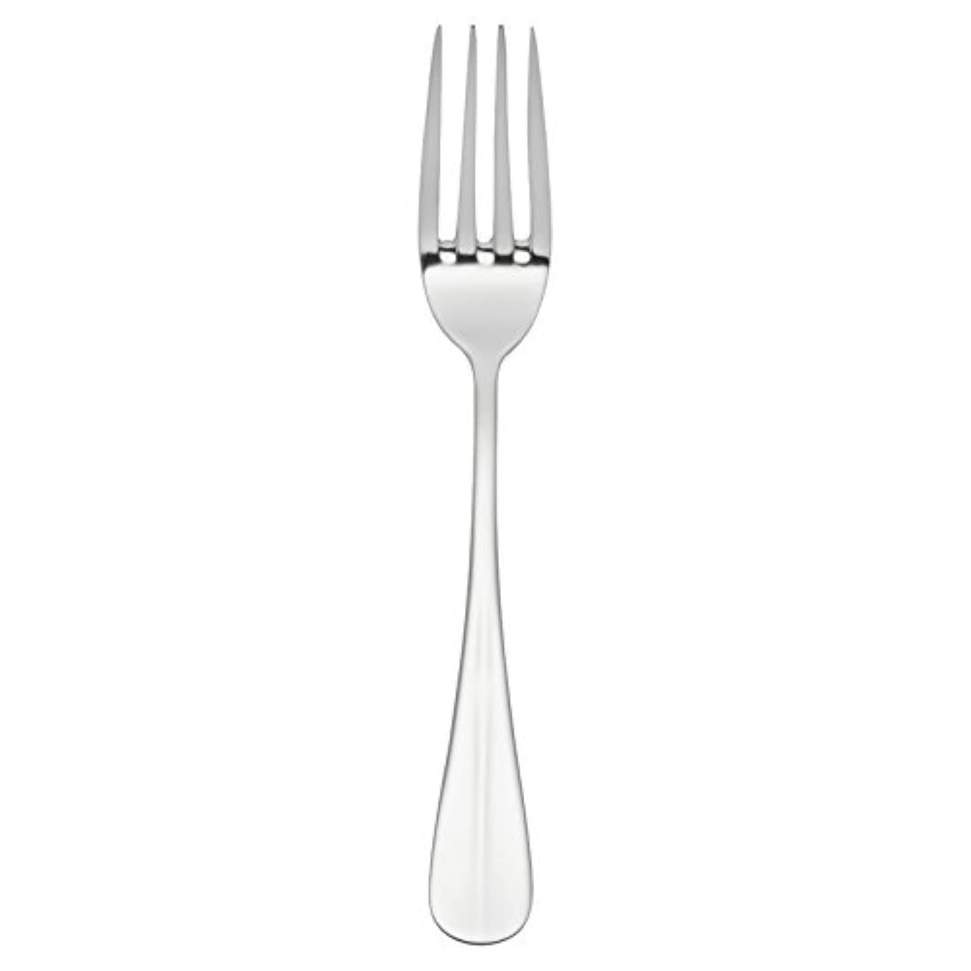 Utopia F12002-000000-B01012 18/0 Stainless Steel Rattail Table Fork, Pack of 12