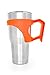 Camco Currituck Tumbler Slide On Handle Easier Grip for Your Tumbler and Cups While Traveling-30 oz (Orange) (51926)