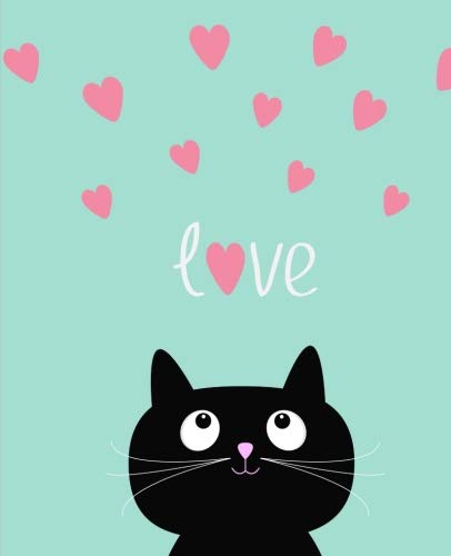 Love: Cute Cartoon Cat Journal Notebook by Paddox Publishing