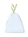 NINESTARS NSTB-3-30 Extra Strong White Trash Bag w/Drawstring Closure, 3 Gal. / 12 L., 30 count (Packing May Vary)
