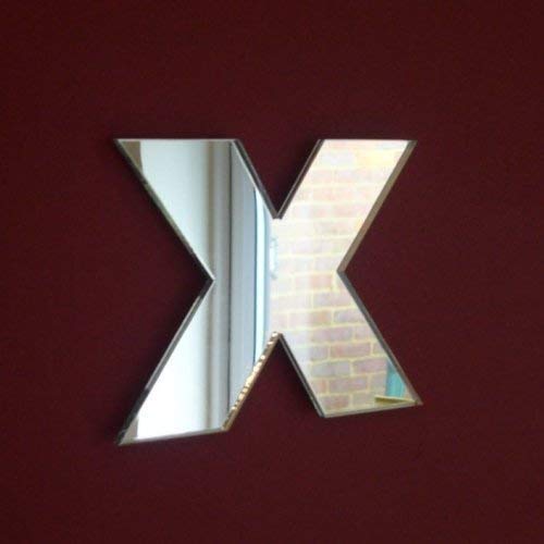 Upper Case Letter X Mirror 35cm