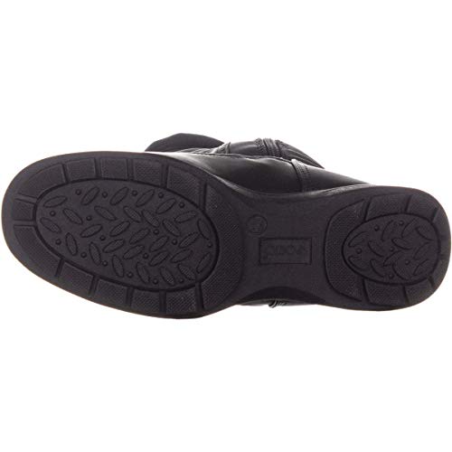 sporto Womens Dana Faux Fur Waterproof Mid-Calf Boots, Black, Size 7.0