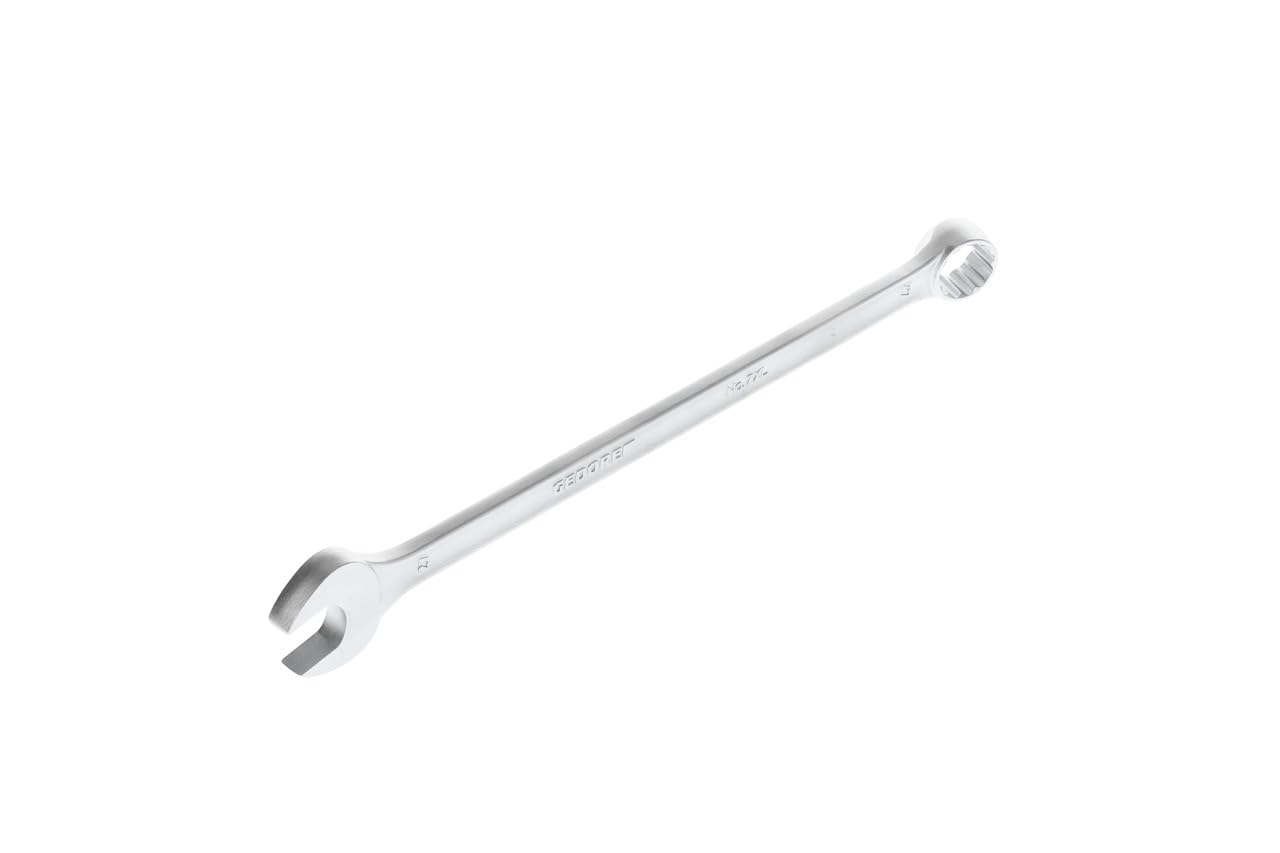 GEDORE Combination spanner, AF 27 mm, Extra long, 15° angled, Bi-hex, UD profile, Spanner, 450 mm, 7 XL 27