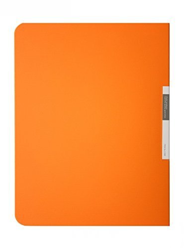 SHUTER A4 Size 30 Pockets Paper File Display Book Folder for Report Sheets,Artworks,Music Sheets,Clippings (30 pockets Orange)