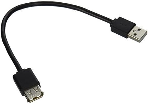 Ziotek ZT1311547HC1 Usb 2.0 Shortys Type A Male To Female Extension Cable, Black by Ziotek