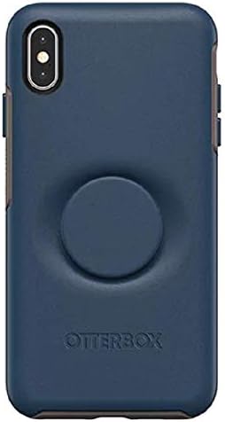 OtterBox Symmetry Pop Socket Case for iPhone Xs Max with Screen Protector fits OtterBox - Blue