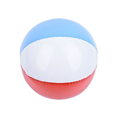 Newcomdigi 12inch Rainbow Beach Balls Multi Color Beach Balls Inflatable Beach Ball(12pcs) - Thumbnail 6