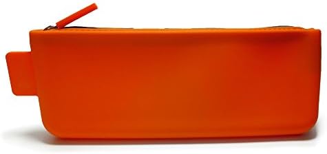Pencil Pouch, Fscool Pencil Zipper Bag Case Multi-purpose Cosmetic Makeup Bag For Beauty Tools, Pens, Pencils, Gel Pen, Markers, Cash and School Supplies (Small, Orange)