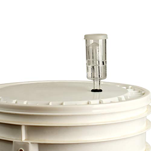 Airlock Grommet, Fermenter Lid Grommet Silicone Grommets for Homebrewing, Straws, Airlock, Beer, Mead, Wine, Silicone Bucket Fermenter Lids, 5/8 Inch OD and 3/8 Inch ID (100)