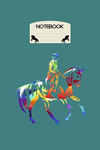 Notebook: dressage equestrian - 50 sheets, 100 pages - 8 x 10 inches — image 1