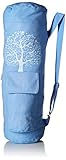 BalanceFrom GoYoga Full Zip Exercise Yoga Mat Bag with Multi-Functional Storage Pockets [Fits Both 1/2-Inch and 1/4-Inch Thick Mats]